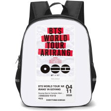 BTS Backpack School Bag StudentPack - BTS World Tour Arirang Ticket Goyang Date 04112026 Poster