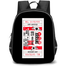 BTS Backpack School Bag StudentPack - BTS Arirang World Tour Army Admission Ticket Sticker