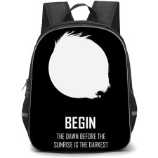 BTS Backpack School Bag StudentPack - BTS Wings Album Minimalist Art Poster