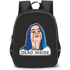 Billie Eilish Backpack Student Pack - Dead Inside Portraiit Sticker