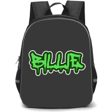 Billie Eilish Backpack Student Pack - Drippin Green Sticker