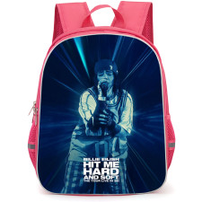 Billie Eilish Hit Me Hard and Soft The Tour Backpack School Bag StudentPack - Billie Eilish Hit Me Hard and Soft The Tour Space Singing Tour Portrait Poster