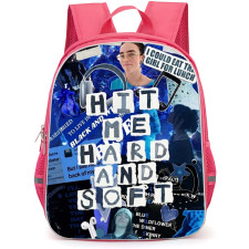 Billie Eilish Hit Me Hard and Soft The Tour Backpack School Bag StudentPack - Billie Eilish Hit Me Hard and Soft The Tour Portrait Collage Poster