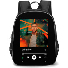 Calvin Harris Backpack School Bag StudentPack - Calvin Harris Feel So Close Album Cover Spotify Library Poster