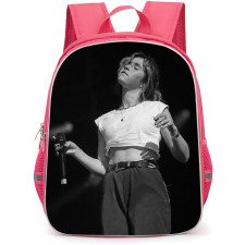 Clairo Backpack School Bag StudentPack - Clairo Eyes Closed Stage Portrait Poster