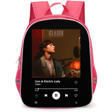 Clairo Backpack School Bag StudentPack - Clairo Live At Electric Lady Album Cover Spotify Library Poster