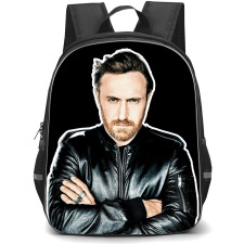 David Guetta Backpack School Bag StudentPack - David Guetta Crossed Arms Front Profile Sticker