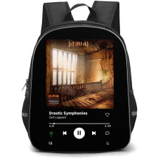 Def Leppard Backpack School Bag StudentPack - Def Leppard Drastic Symphonies Album Cover