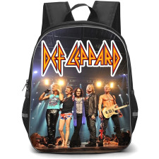 Def Leppard Backpack School Bag StudentPack - Def Leppard On Stage Smiling Pose