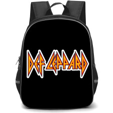 Def Leppard Backpack School Bag StudentPack - Def Leppard Red Yellow Logo