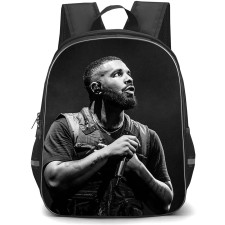 Drake Backpack School Bag StudentPack - Drake Black And White Concert Poster