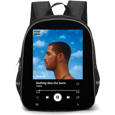 Drake Backpack School Bag StudentPack - Drake Nothing Was The Same Album Cover Spotify Library Poster