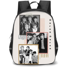 Duran Duran Backpack School Bag StudentPack - Group Picture Gray Portrait Collage Poster