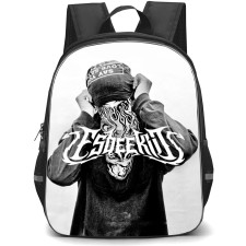 EsDeeKid Backpack School Bag StudentPack - EsDeeKid Greyscale Portrait