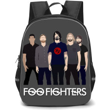 Foo Fighter Backpack StudentPack - Band Members Vector Art