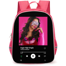 Felicia Eriksson Backpack School Bag StudentPack - Felicia Eriksson Sugar High Single Album Spotify Library Poster