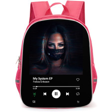 Felicia Eriksson Backpack School Bag StudentPack - Felicia Eriksson My System EP Album Spotify Library Poster