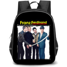 Franz Ferdinand Backpack School Bag StudentPack - Band Portrait Poster In Black Background