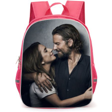 Lady Gaga Backpack School Bag StudentPack - Lady Gaga And Bradley Cooper Kissing Pose