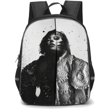 Lady Gaga Backpack StudentPack - Lady Gaga Mayhem Two Face White Background