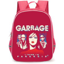Garbage Backpack School Bag StudentPack - Band Retro Paranoid Poster