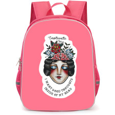 Good Charlotte Backpack School Bag StudentPack - Good Charlotte Captivate Me Sticker Art