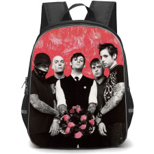 Good Charlotte Backpack School Bag StudentPack - Good Charlotte Holding Flowers Pose