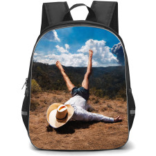 Geese Backpack School Bag StudentPack - Geese 3D Country Album Cover Poster