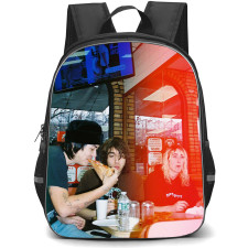 Geese Backpack School Bag StudentPack - Geese Band Members Eating Pizza Poster