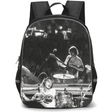 Geese Backpack School Bag StudentPack - Geese Foro La Paz Live Performance Grayscale Poster