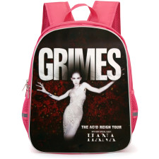 Grimes Backpack School Bag StudentPack - Grimes Acid Reign Tour Poster