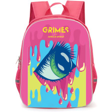 Grimes Backpack School Bag StudentPack - Grimes And Janelle Monae Concert Poster