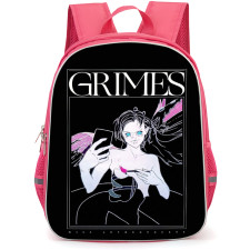 Grimes Backpack School Bag StudentPack - Grimes Miss Anthropocene Album Cover