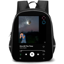 Harry Styles Backpack School Bag StudentPack - Harry Styles Kiss All The Time Album Cover