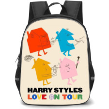 Harry Styles Backpack School Bag StudentPack - Harry Styles Love On Tour Poster