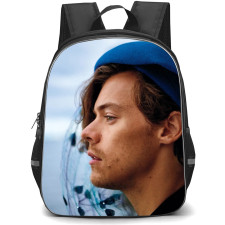 Harry Styles Backpack School Bag StudentPack - Harry Styles Side Portrait Sea Background