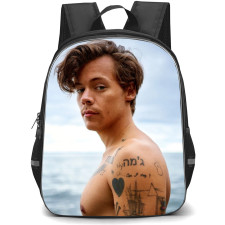 Harry Styles Backpack School Bag StudentPack - Harry Styles Topless Side Portrait