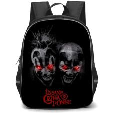 Insane Clown Posse Backpack School Bag StudentPack - Insane Clown Posse With Glowing Red Eyes Portrait