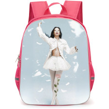 Jennie Kim Backpack StudentPack - Jennie Kim Holding Flower Retro Portrait Poster