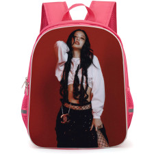 Jennie Kim Backpack StudentPack - Jennie Kim Retro Collage Poster