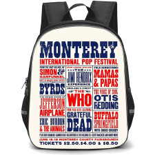 Jim Hendrix Backpack School Bag StudentPack - Jim Hendrix Monterey Poster