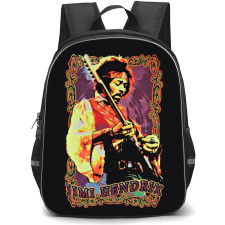 Jim Hendrix Backpack School Bag StudentPack - Jim Hendrix Side Portrait Poster
