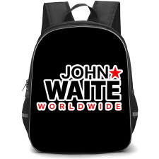 John Waite Backpack School Bag StudentPack - John Waite Red Black Logo
