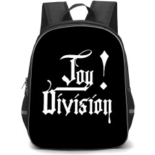 Joy Division Backpack School Bag StudentPack - Joy Division Gothic Style Logo On Black Background