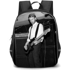Joy Division Peter Hook Backpack School Bag StudentPack - Peter Hook Performs On Stage Poster