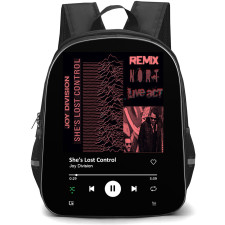 Joy Division Backpack School Bag StudentPack - Joy Division She Is Lost Control Cover Spotify Library Poster