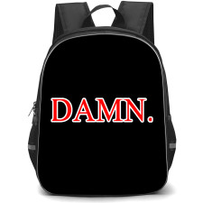 Kendrick Lamar Backpack School Bag StudentPack - Kendrick Lamar Damn Red Logo