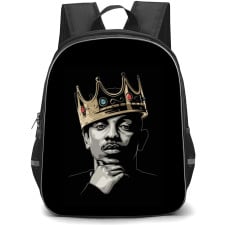 Kendrick Lamar Backpack StudentPack - Kendrick Lamar The King On Black Background