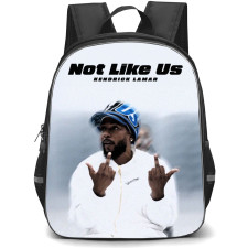 Kendrick Lamar Backpack StudentPack - Kendrick Lamar Not Like US Rap Album Cover Poster