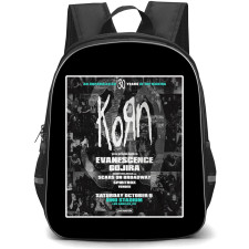 Korn Backpack School Bag StudentPack - Korn 30th Anniversary Concert Poster